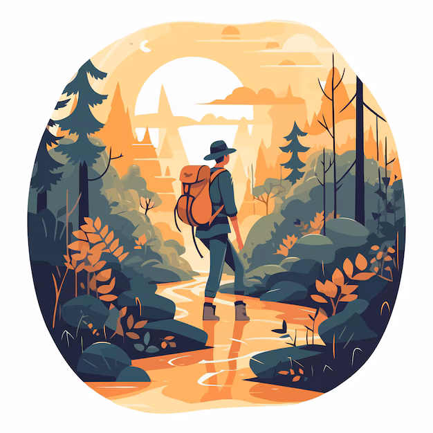 walking through forest adventure 24877 76269